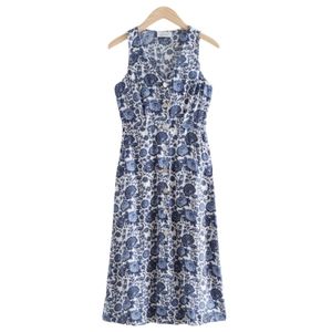 & Other Stories Floral Midi Dress